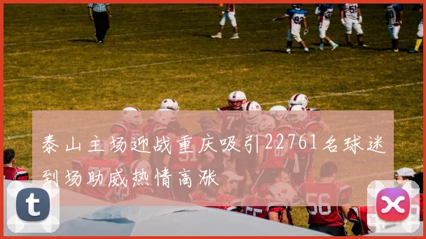 泰山主场迎战重庆吸引22761名球迷到场助威热情高涨